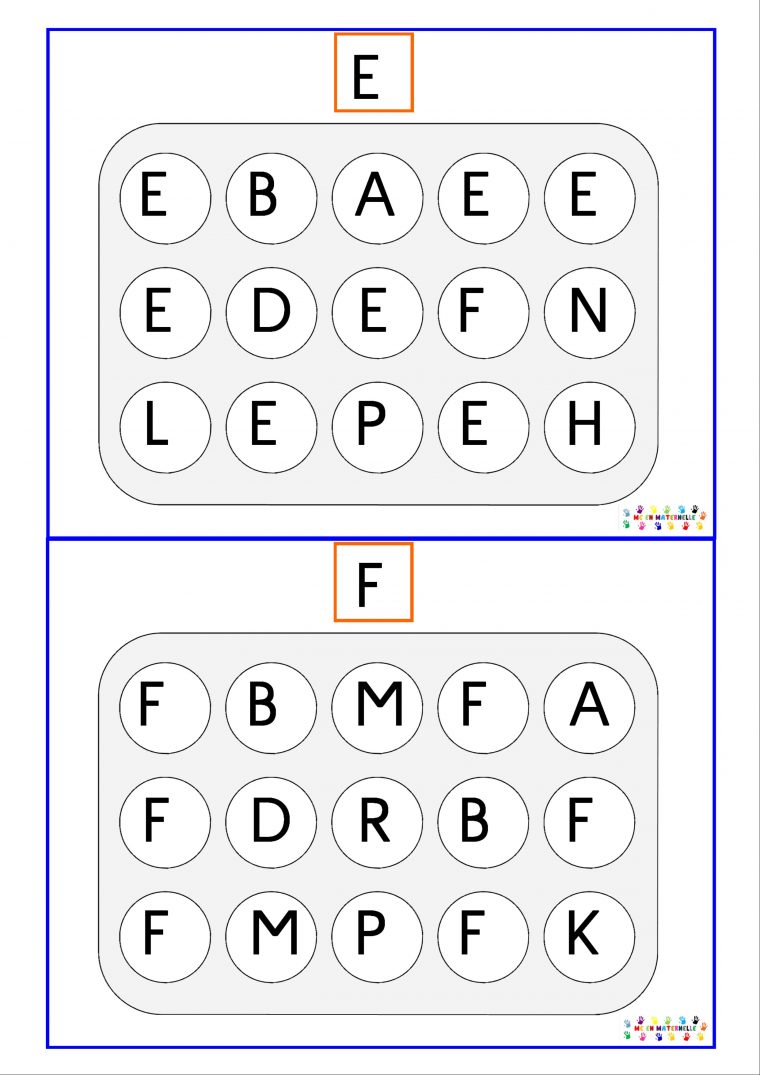 Reconnaissance Des Lettres Majuscules – Mc En Maternelle concernant Lettres En Pointillés À Imprimer