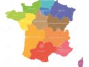 Regions Of France. Map Of Regional Country Administrative avec Map De France Regions