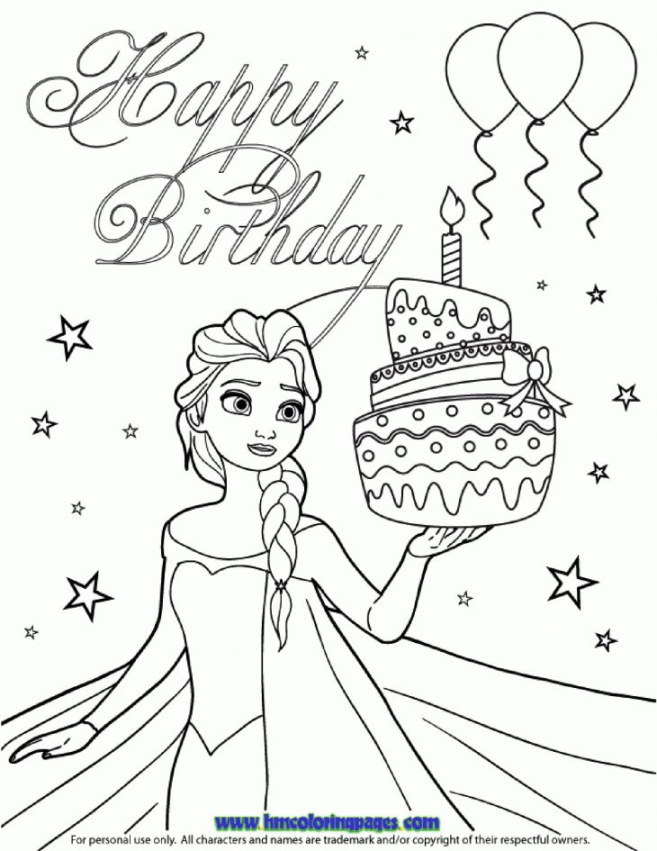 Reine Des Neiges Anniversaire – Coloriage La Reine Des concernant Reine Des Neiges Dessin À Colorier