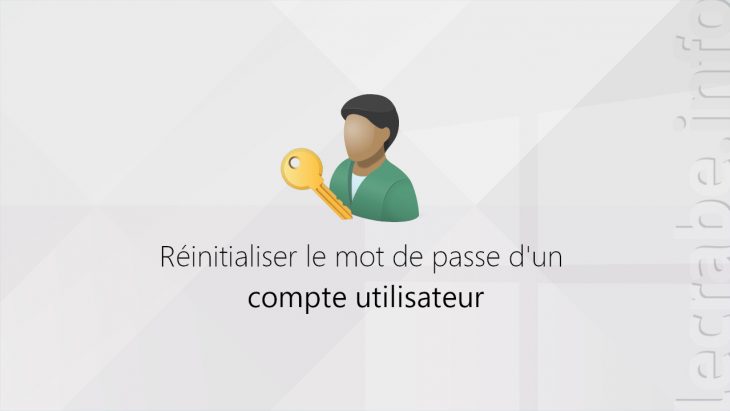 Réinitialiser Le Mot De Passe D'un Compte Utilisateur Sur pour Ordi Mots