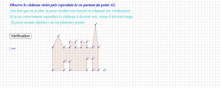 Reproduction De Figure Ce1 – Geogebra encequiconcerne Reproduction De Figures Ce1