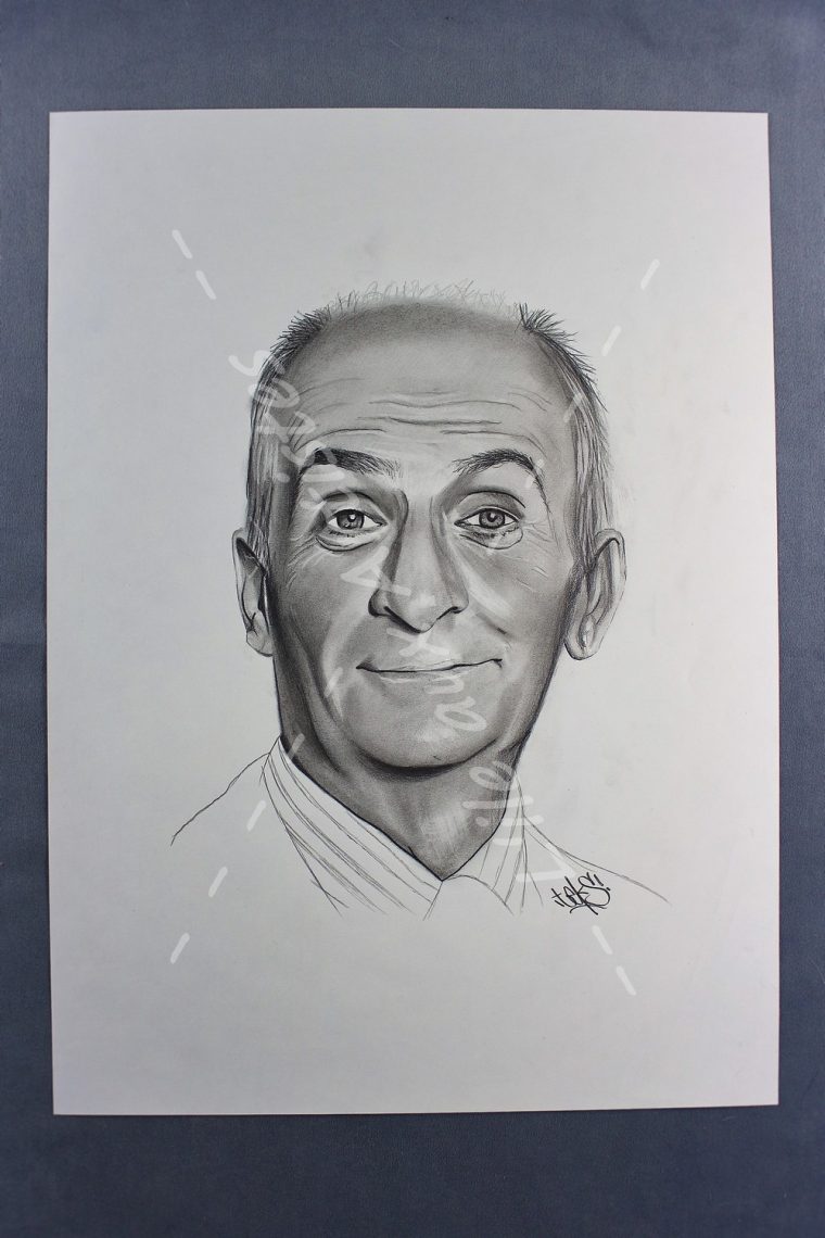 Reproduction Dessin "louis De Funes" avec Image De Dessin A Reproduire