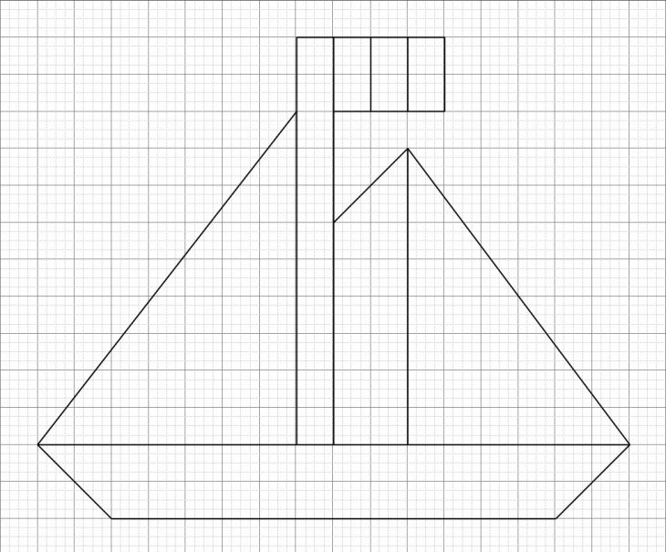 Reproduction | Géométriquement | Page 3 serapportantà Reproduire Un Dessin Sur Quadrillage Cp