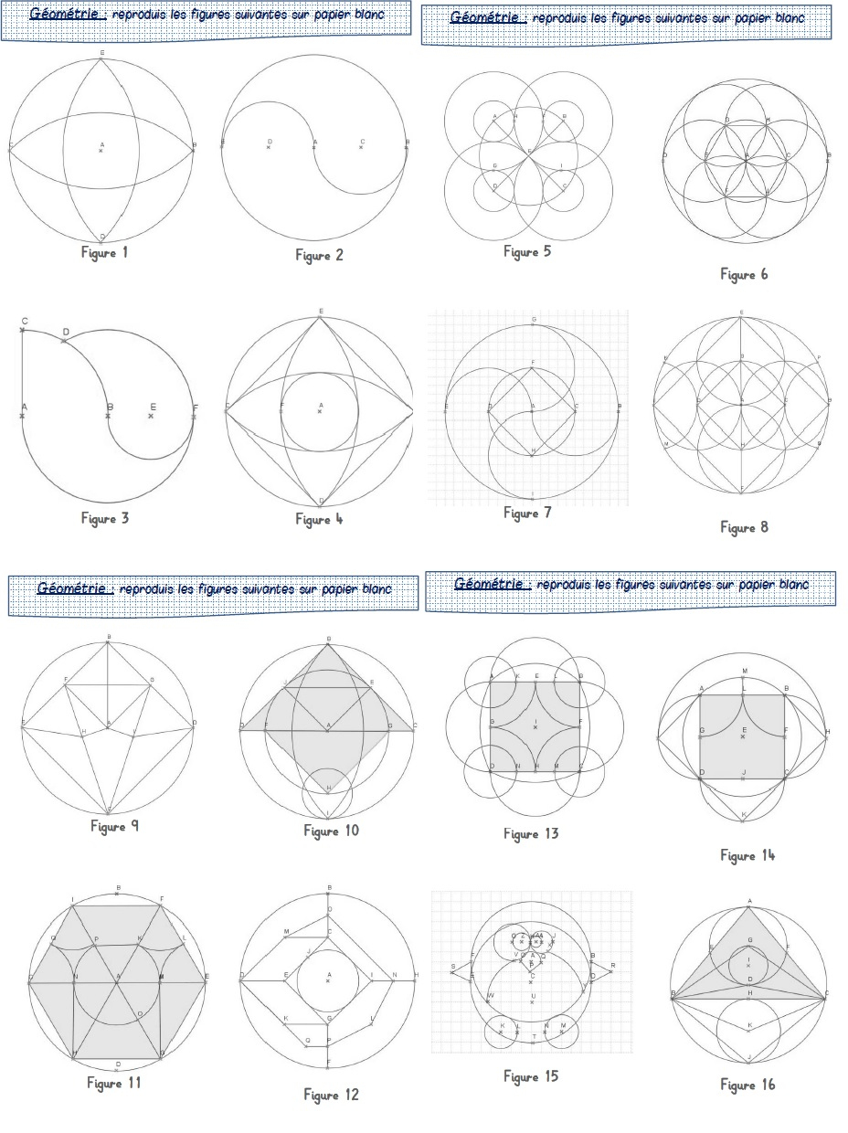 Ressources En Géométrie Au Cycle 3 - Le Journal D'une Maîtresse pour Dessin Géométrique Ce2