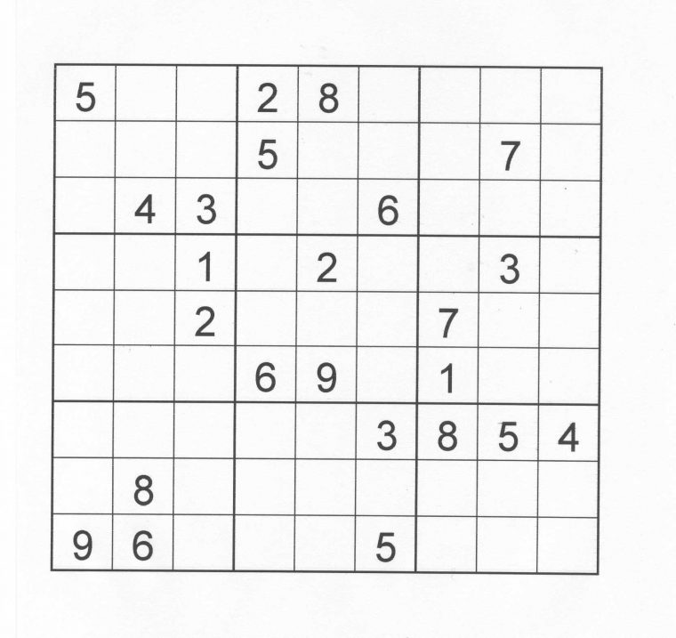 Résultats Sportifs & Jeux Culturels destiné Jeux Sudoku À Imprimer