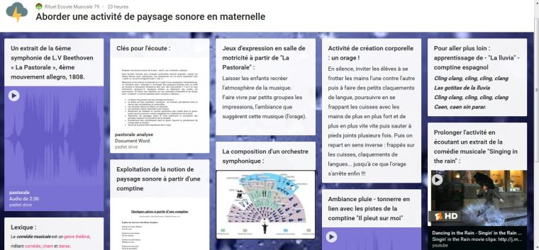 Rituel D'écoute Musicale – Aborder Une Activité De Paysage destiné Activité Musicale Maternelle