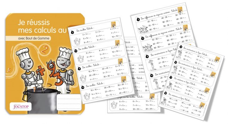 Rituels Calculs Jocatop Ce1 : Doubles, Additions Et dedans Exercice De Cp En Ligne