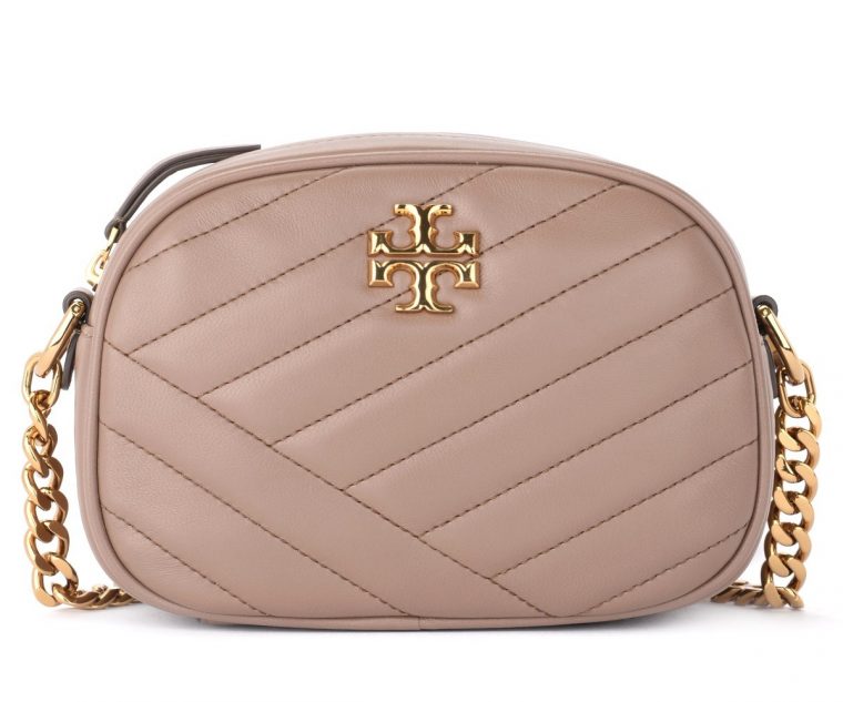 Sac À Bandoulière Tory Burch Kira Small En Cuir De Couleur Taupe tout Code Couleur Taupe