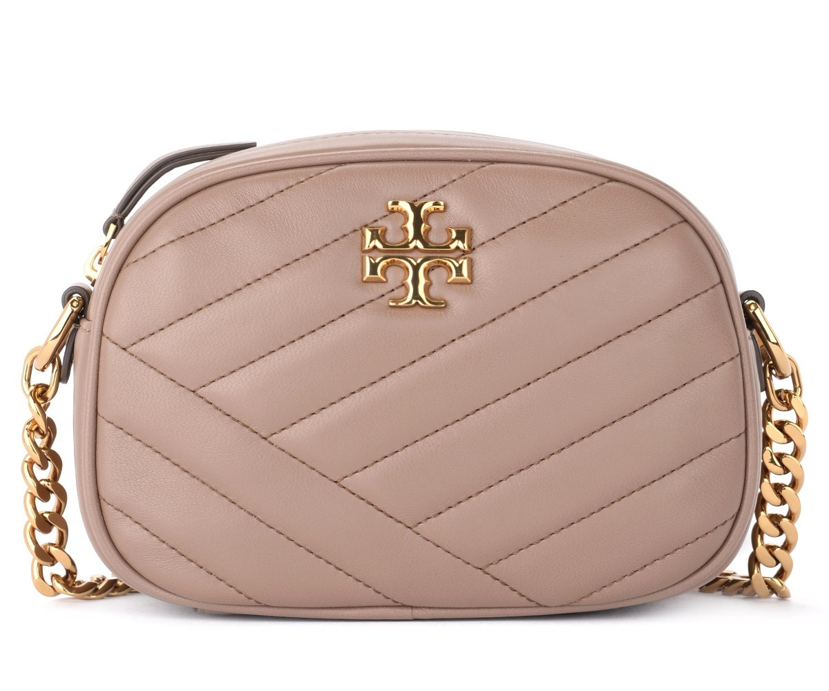 Sac À Bandoulière Tory Burch Kira Small En Cuir De Couleur Taupe tout Code Couleur Taupe 