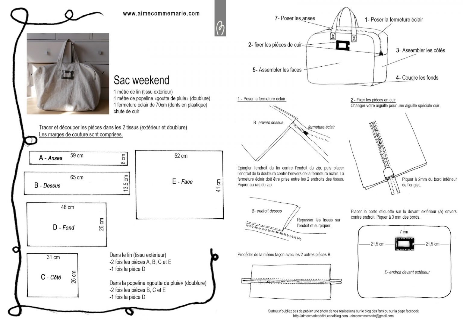 Patron De Sac Petite Fille Gratuit à Imprimer Patron De Sac Gratuit A Imprimer - PrimaNYC.com