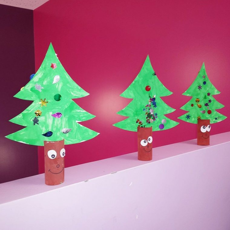 Sapins À Fabriquer – Education-Enfance.fr tout Activités Manuelles Enfants Noel