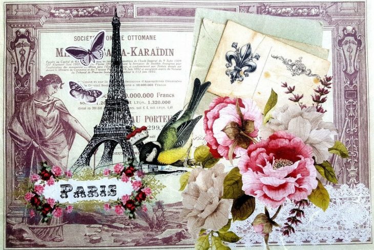 Scrapbook Sheet Rice Paper For Decoupage Flower Frams Bastel encequiconcerne Découpage Cp