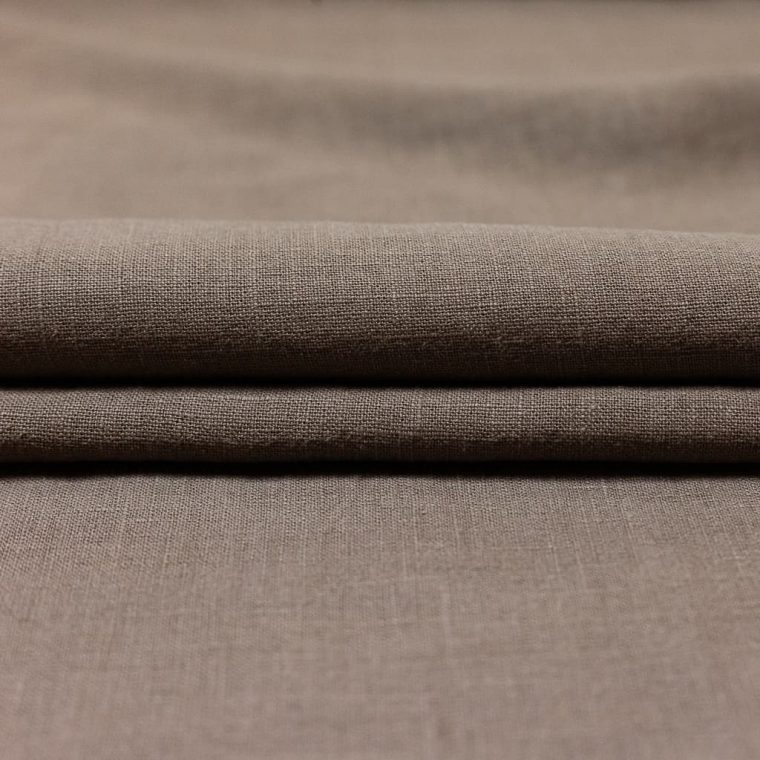 Sélection Coup De Coudre – Tissu Toile De Pur Lin Uni Couleur Taupe concernant Code Couleur Taupe