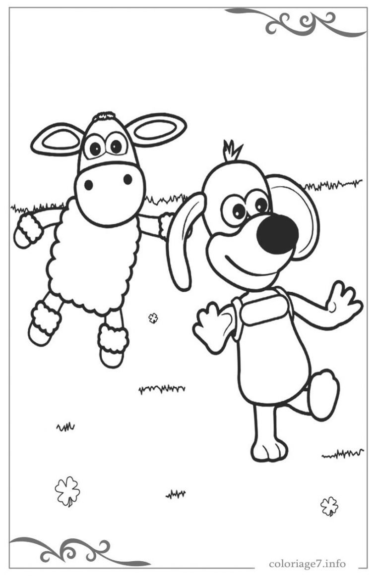 Shaun Le Mouton De Coloriages Pour Filles Gratuits avec Mouton À Colorier