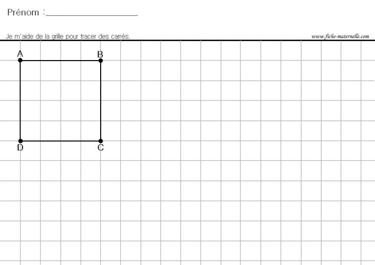 Site Maternelle Maternelle Et Cp : Les Figures Géométriques encequiconcerne Reproduire Un Dessin Sur Quadrillage Cp