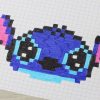 Stitch En Pixel Art ! tout Pixel Art Facile Fille