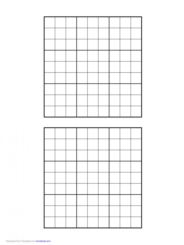 Sudoku Blank Templates – Final.luckincsolutions dedans Sudoku Vierge