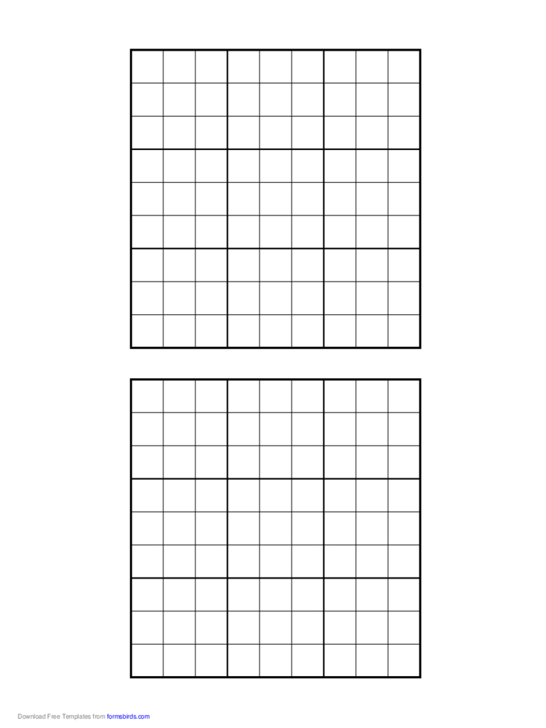 Sudoku Blank Templates - Final.luckincsolutions dedans Sudoku Vierge 