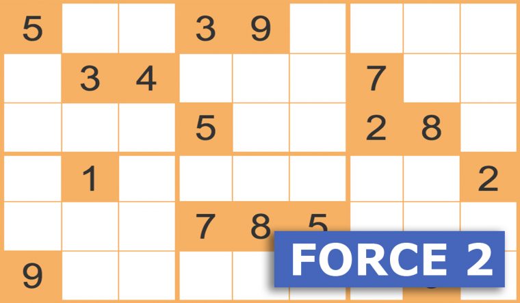 Sudoku Force 2 Gratuits En Ligne – Grilles Sudoku Force 2 intérieur Jeux Sudoku À Imprimer