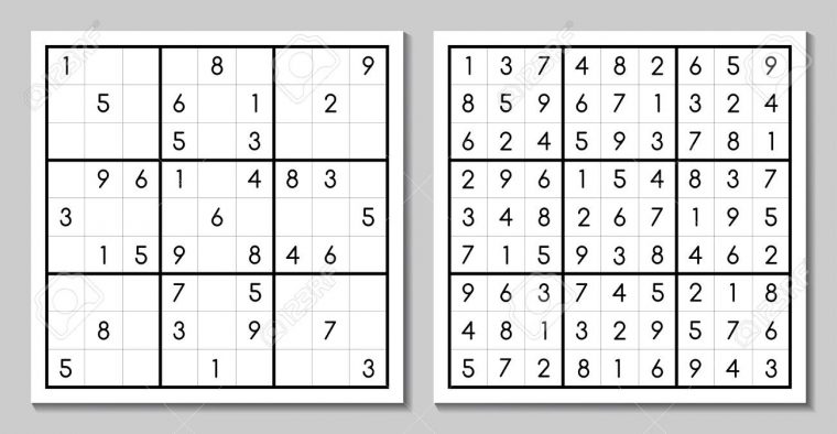 Sudoku Game With The Answer concernant Sudoku Facile Avec Solution