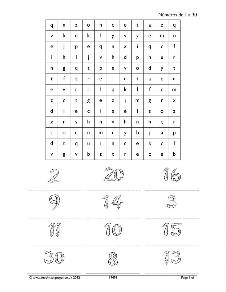 Sudoku In Spanish Worksheet | Printable Worksheets And pour Sudoku Cm2 À Imprimer