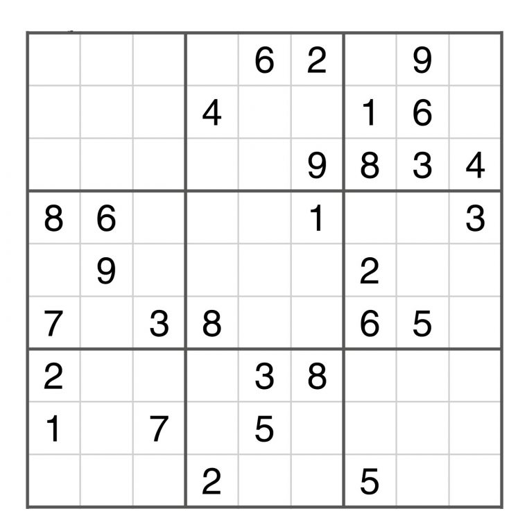 Sudoku Moyen pour Sudoku Grande Section