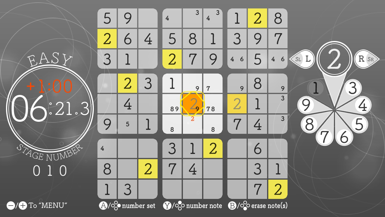 Sudoku Relax | Jeux À Télécharger Sur Nintendo Switch | Jeux à Logiciel Sudoku Gratuit 