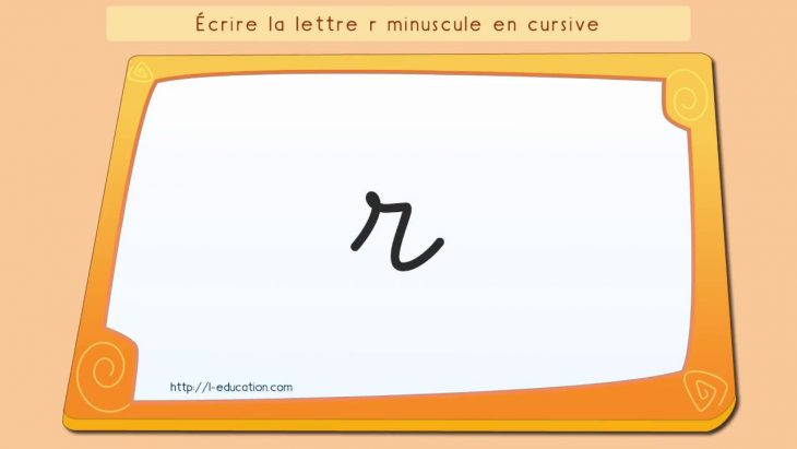 Superbe Découverte Sur L-Education Écrire La Lettre R tout L Alphabet Minuscule