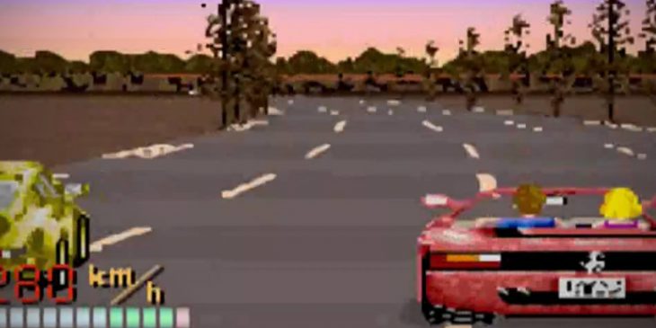 Sur La Piste D'« Outrun », Jeu Vidéo Rétromacho tout Jeux De Voiture Avec Feu Rouge