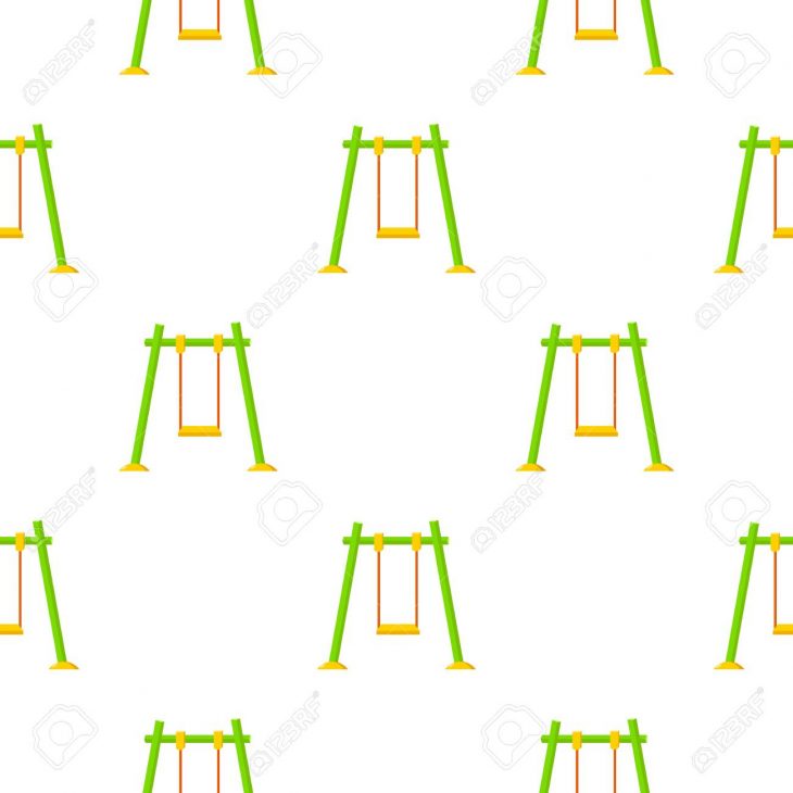 Swing Icône En Style Cartoon Isolé Sur Fond Blanc. Jouer Au Jeu Gratuit  Jardin Modèle Vector. avec Jeux De Jardinage Gratuit