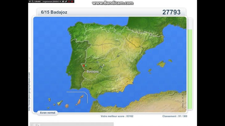 T#1-Villes D'espagne (83 284) tout Jeux Geographie