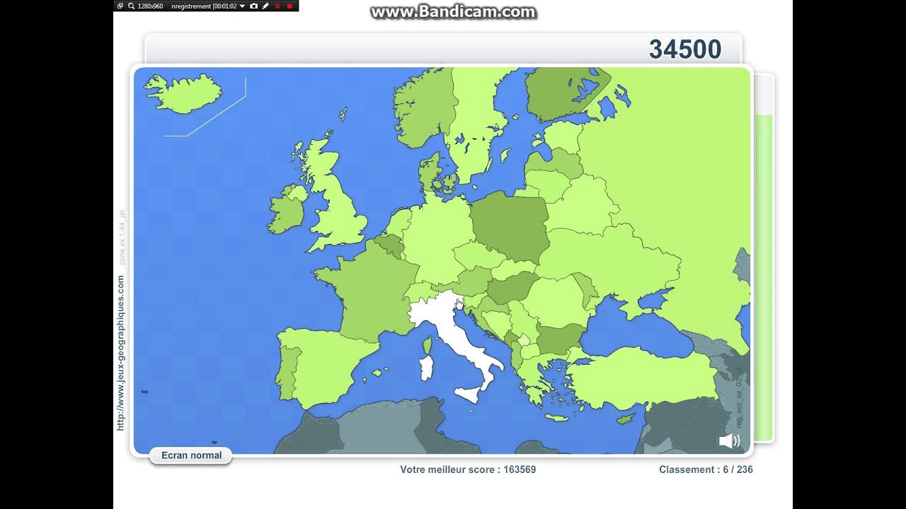 T#4-Pays D&amp;#039;europe (162 808) avec Jeux Geographie 