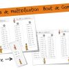 Tables De Multiplication | Bout De Gomme encequiconcerne Tables Multiplication À Imprimer