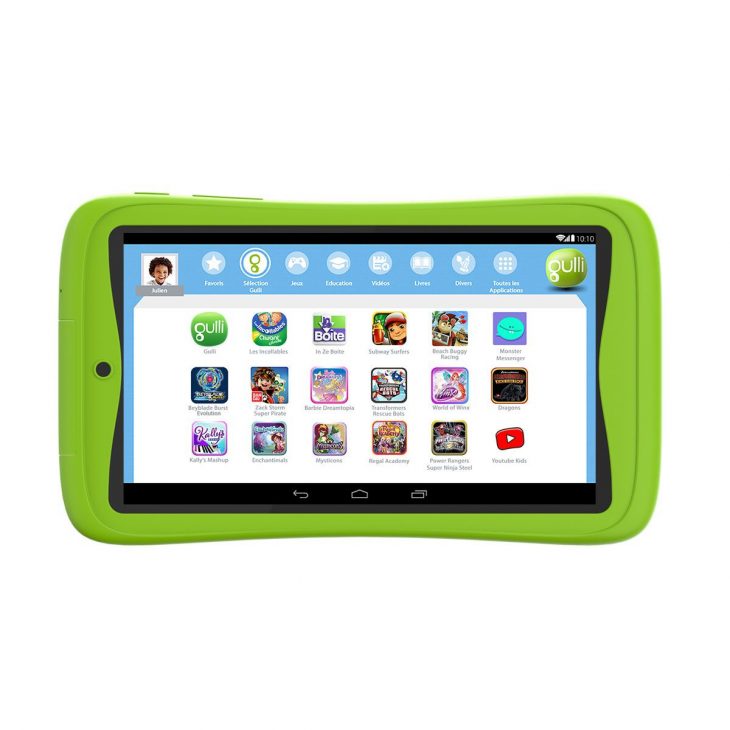 Tablette Gulli 7' Connect Gulli Pour Enfant De 4 Ans À 10 à Tablette Pour Enfant De 4 Ans