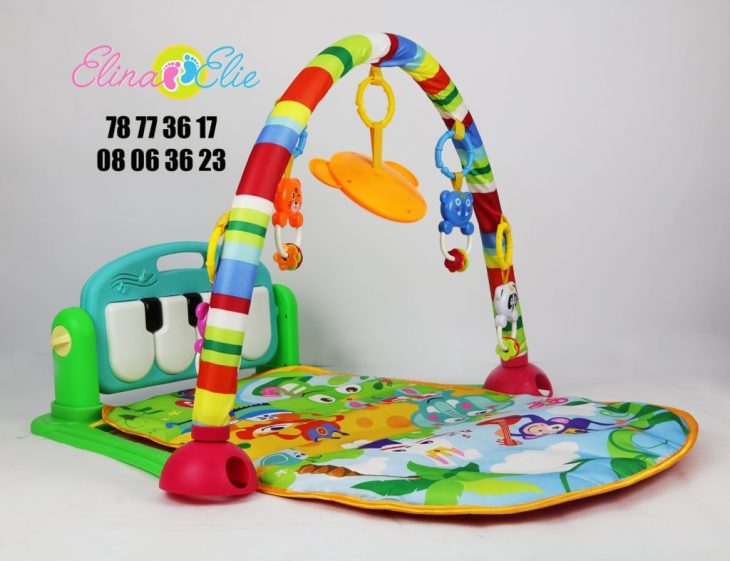 Tapis D'eveil Bébé Piano, Tapis De Jeux Musical (Vert) concernant Jeu Eveil Bebe