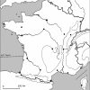 Télécharger Carte De France Muette A Imprimer Pdf | Carte tout Carte De France Des Fleuves