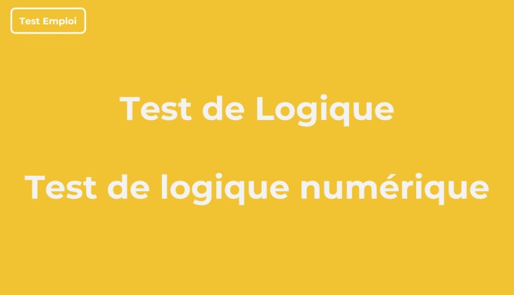 Test De Logique Numérique Pdf Avec Corrigé – Tests Emploi destiné Exercice De Logique Gratuit