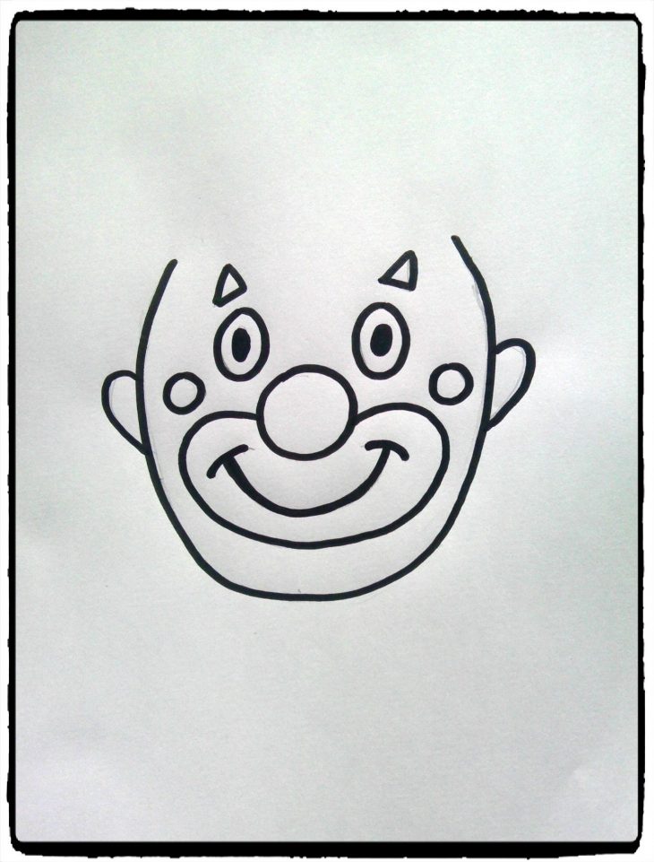 Têtes De Clowns En Empreintes De Mains – | Tete De Clown concernant Coloriage Tete De Clown