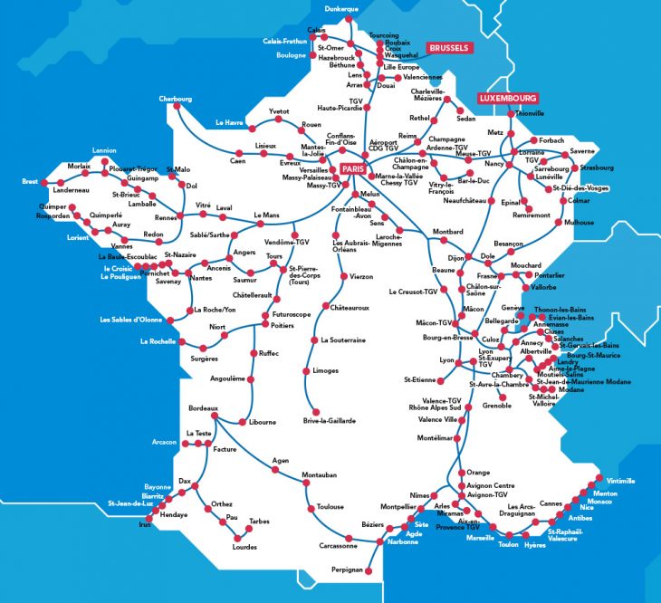 Tgv Train Tickets – Oui.sncf dedans Grande Carte De France