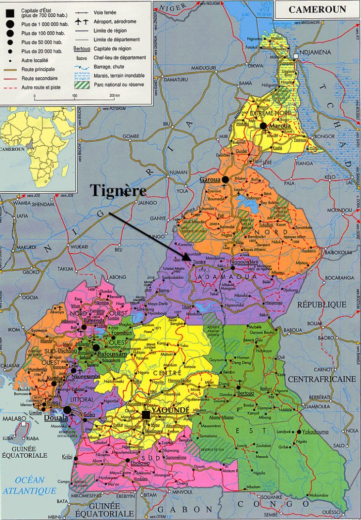 Tignère – Bati Bati avec Departement Et Chef Lieu