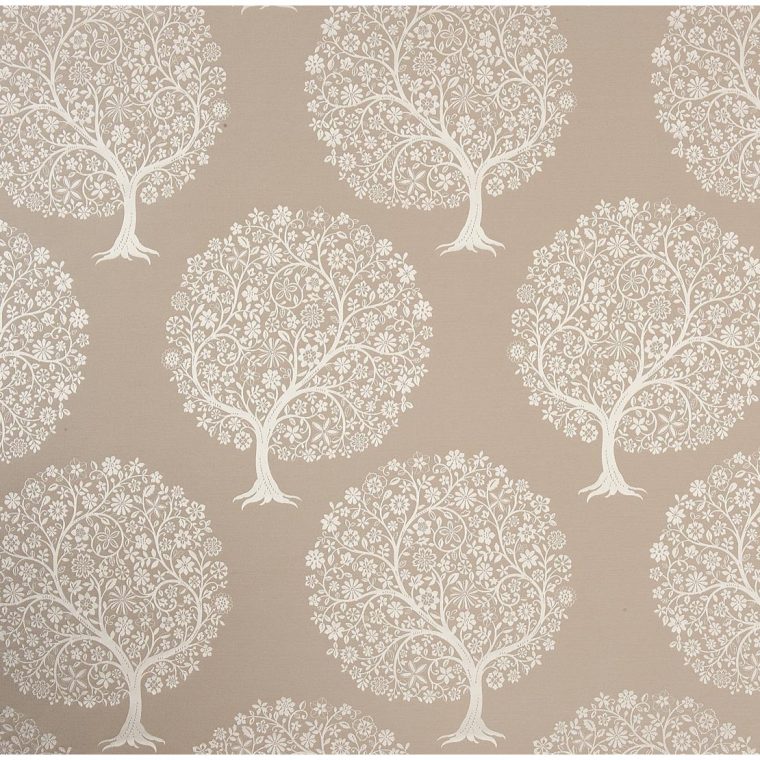 Tissu Opale Arbre Jacquard Taupe : Opale intérieur Arbre A Taupe