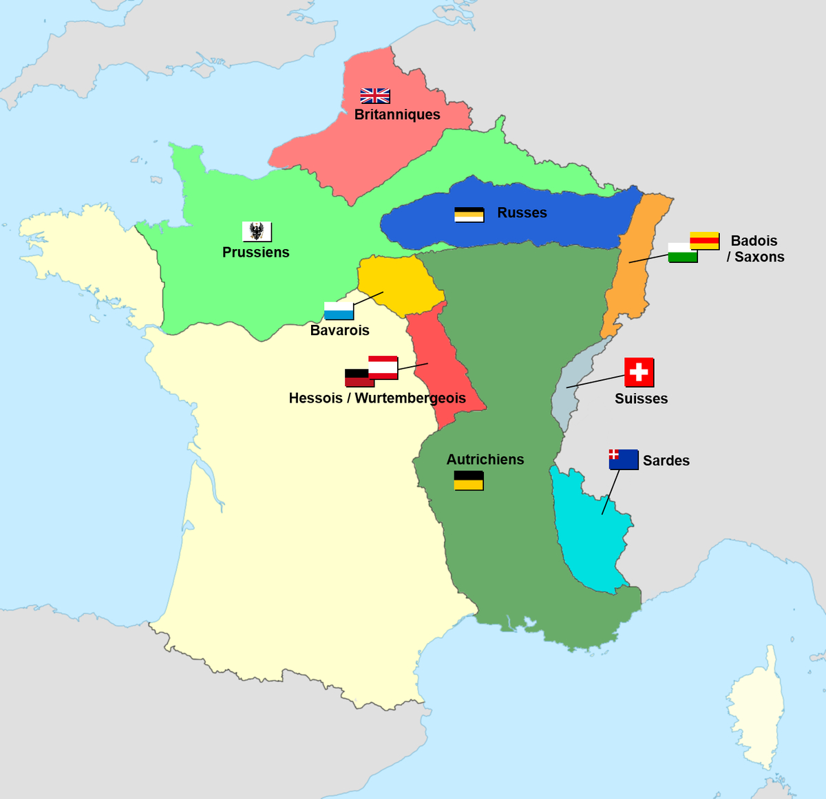 Treaty Of Paris (1815) - Wikipedia intérieur Petite Carte De France
