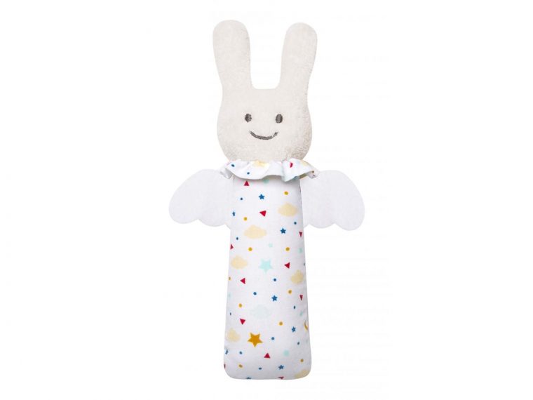 Trousselier – Hochet Pouet Pouet Ange Lapin Etoiles tout Lapin Lulu