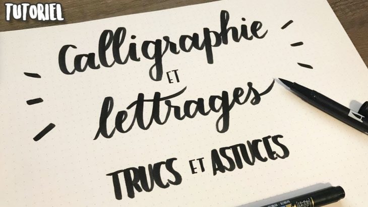 Trucs Et Astuces En Calligraphie Pour Débutants – Tutoriel Lettering pour Modele Calligraphie Alphabet Gratuit