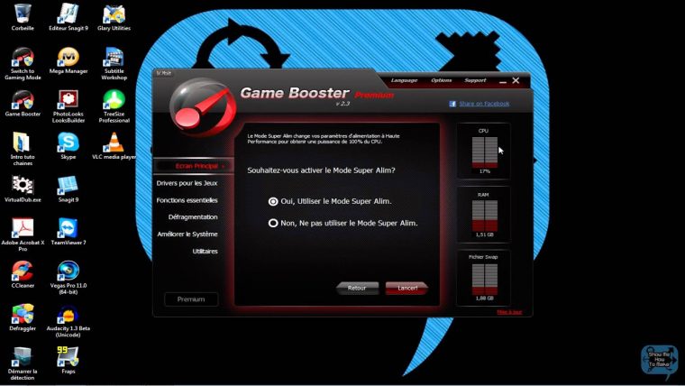 Tuto Jeux Vidéo | Comment Optimiser Votre Pc Pour Le Gaming | Game Booster avec Logiciel Jeux Pc