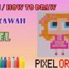 Tuto Pixel Art Drawing : How To Draw A Girl Kawaii (Tuto Pixel Art Drawing) tout Pixel Art Facile Fille