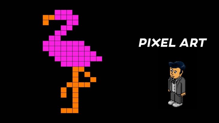 Tuto Pixel Art – Flamant Rose destiné Pixel Art Flamant Rose