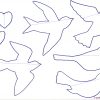 Tuto – Une Guirlande D'oiseaux En Papier | L'atelier De avec Modèle Oiseau À Découper