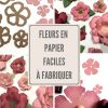 Tutoriel Pour Faire Des Fleurs En Papier Cartonné | Fleurs dedans Fleurs À Découper