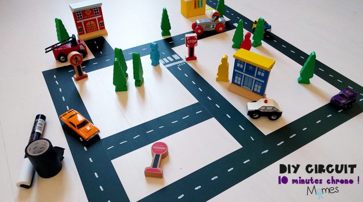 Un Circuit De Voiture En 10 Minutes ! – Momes encequiconcerne Jeux Bebe Voiture